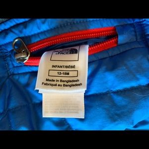 North face reversible infant jacket